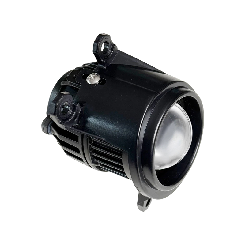 How does the penetration of dual beam fog lamp in rainy and foggy weather ensure driving safety?