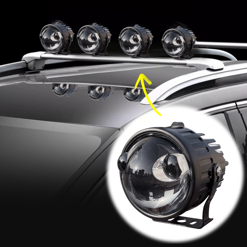 What are the specific contributions of Bi-LED & laser fog light, a car and motorcycle modification accessory, to improving driving safety?