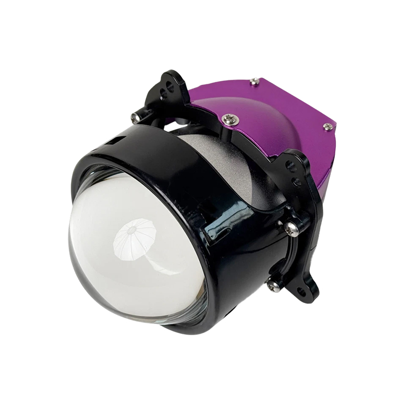 How does a projector lens reshape automotive headlight performance and safety through precise optical design?