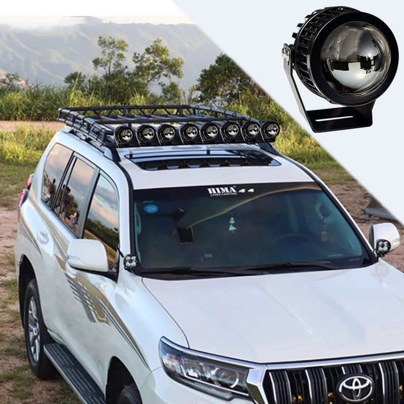 What specific impact does the color temperature selection of bi-led fog light have on driving safety?